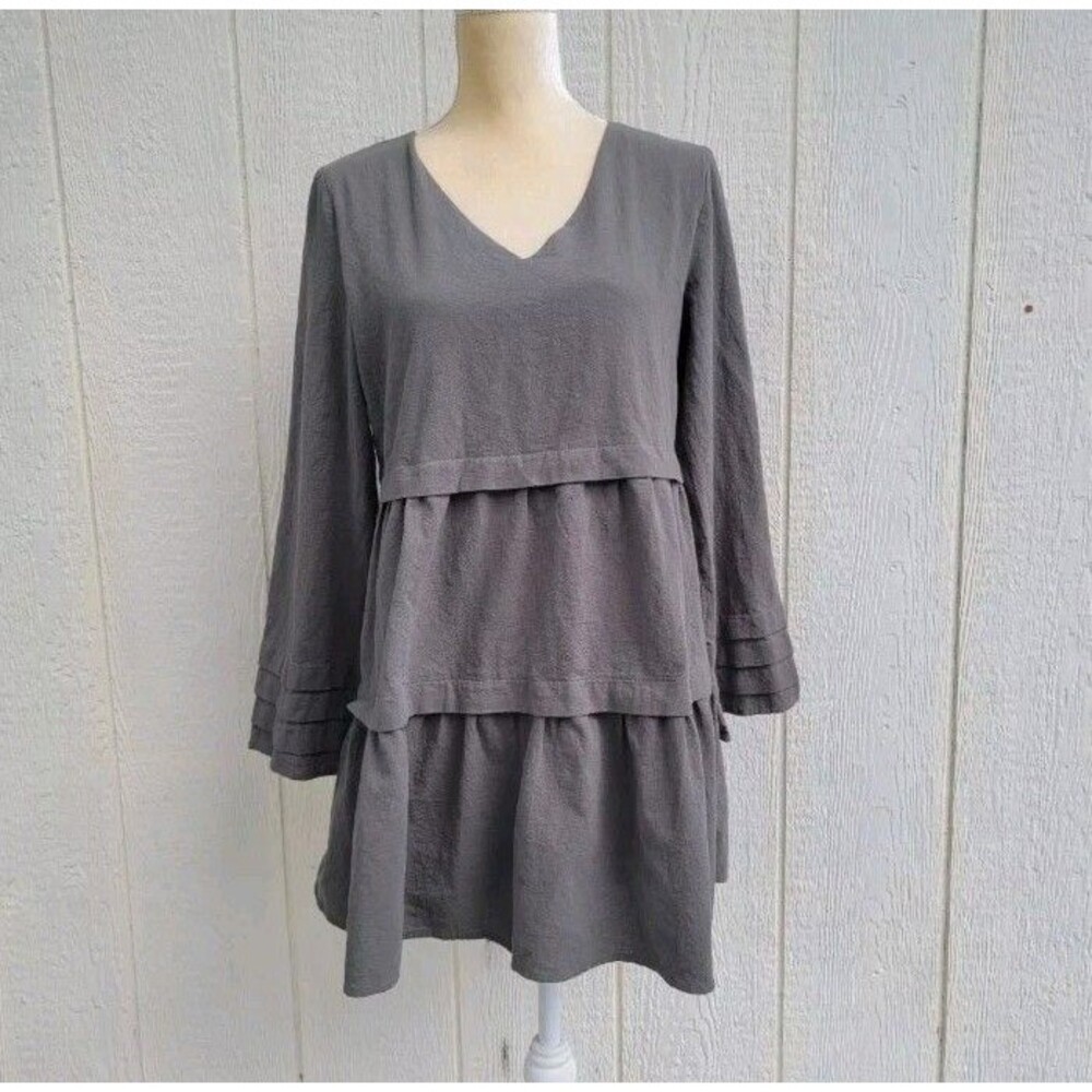 altar'd state longsleeve boho tiered top tunic wmns sz Med